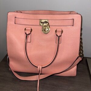 Pink Michael Kors Tote Bag
